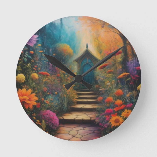 Relógio Redondo Jardim (Frente)