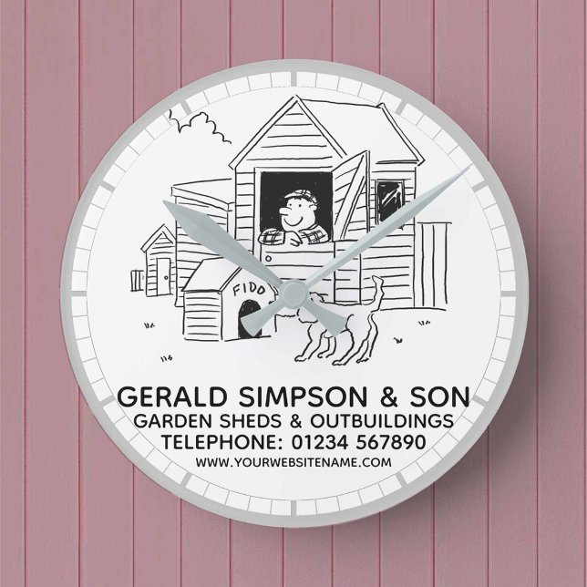 Relógio Redondo Jardineiras, Quintais e Terrenos (Criador carregado)