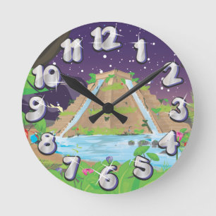 Relógio Redondo Jardins de Pé da Babilônia
