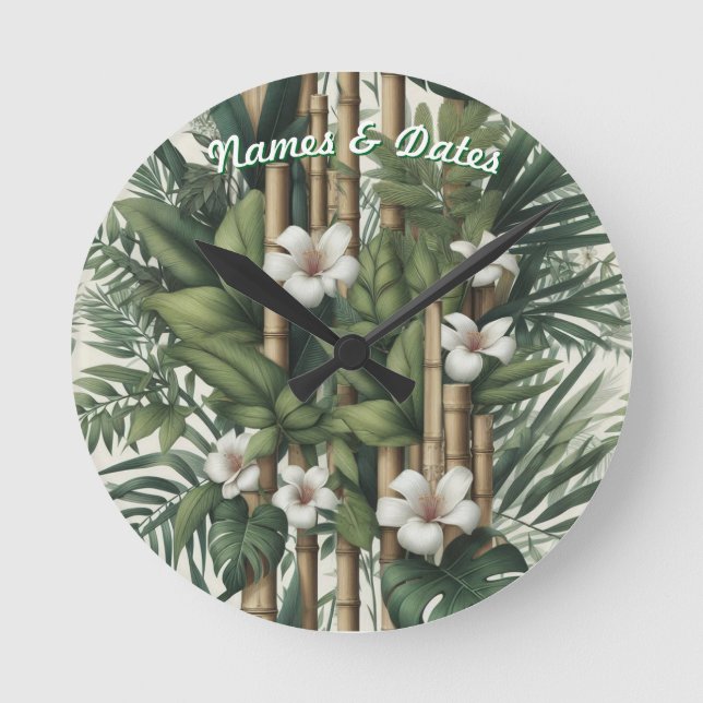 Relógio Redondo Jardins e Edifícios ecológicos em Harmonia (Frente)