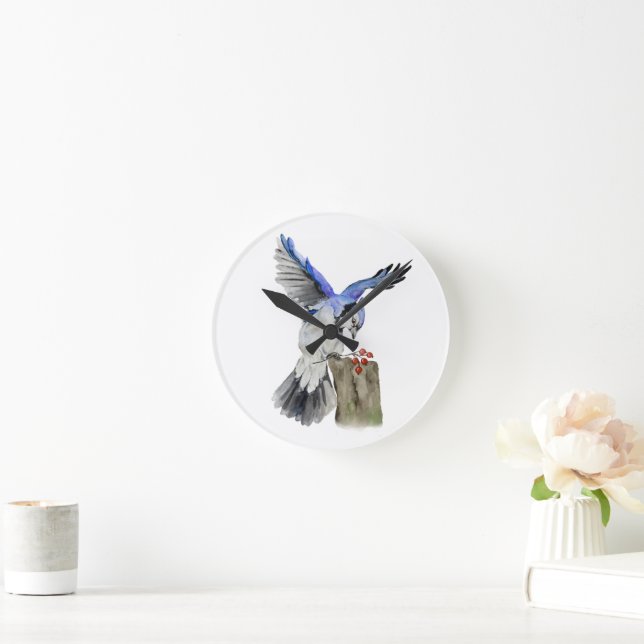 Relógio Redondo Jay azul-marinho (Lar)