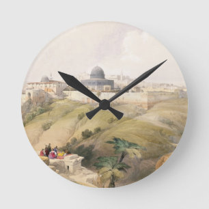 Relógio Redondo Jerusalem, o 9 de abril de 1839, chapeia 16 do
