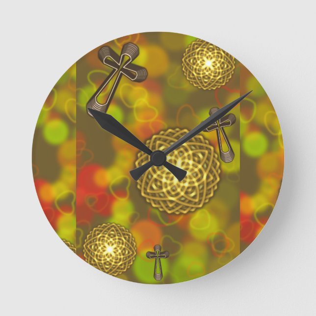 Relógio Redondo Jesus is the light that I seek  (Frente)