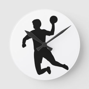 Relógio Redondo Jogador do handball
