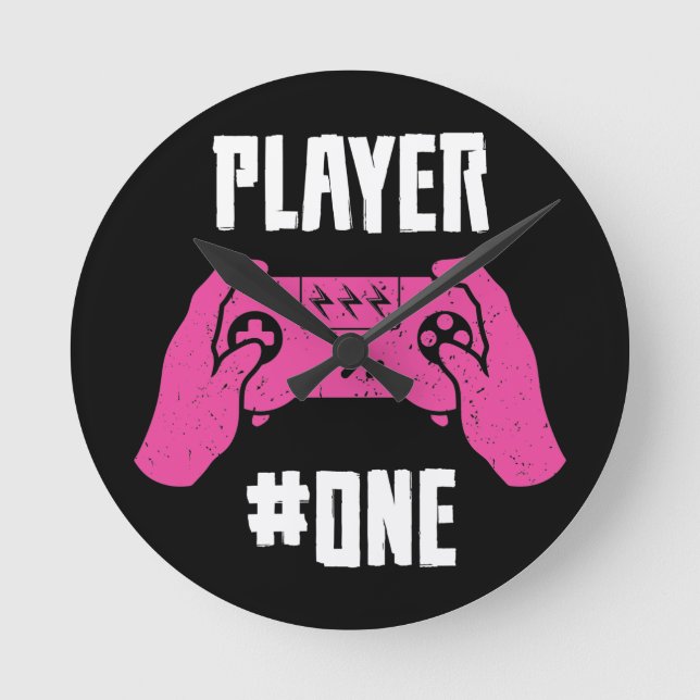 Relógio Redondo Jogador #One (Frente)