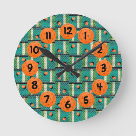 Relógio Redondo Jogando Pickleball até que as luzes acendam R