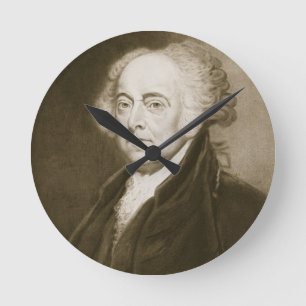 Relógio Redondo John Adams, 2nd President of the United States of