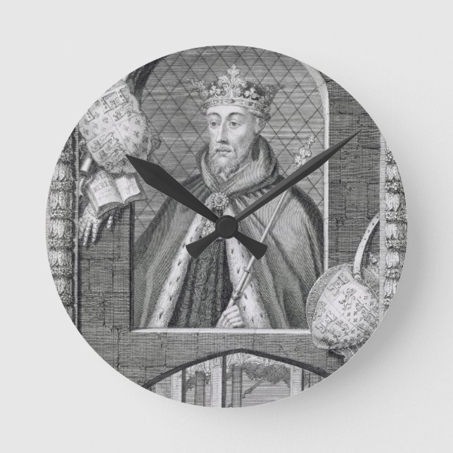 Relógio Redondo John de magriço, duque de Lancaster (1340-99) após (Frente)
