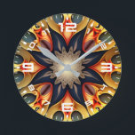 Relógio Redondo Kaleidoscope Mandala Flower Design- 23091<br><div class="desc">Kaleidoscope Mandala Flower Design- 23091</div>