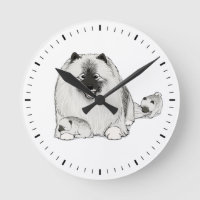 Keeshond com Cães Cute Keesie