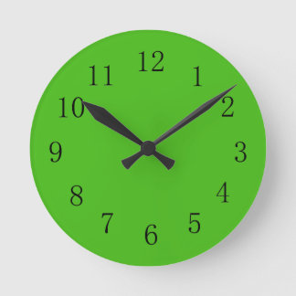Relógio Redondo Kelly Green Wall Clock