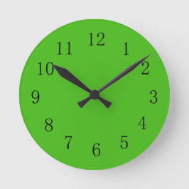 Relógio Redondo Kelly Green Wall Clock