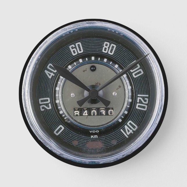 Relógio Redondo Klassischer Käfer Tachometer Oldtimer (Frente)