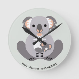 Relógio Redondo Koala -