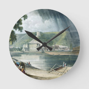 Relógio Redondo La Roche, das "vistas no Seine", gravado por T