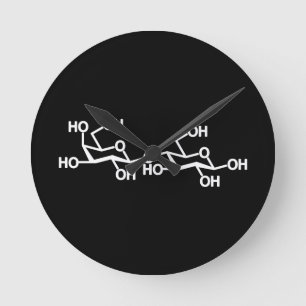 Relógio Redondo Lactose Milk Structure