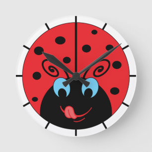 Relógio Redondo Ladybug