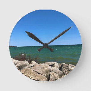 Relógio Redondo Lago Michigan, Port Washington, WI