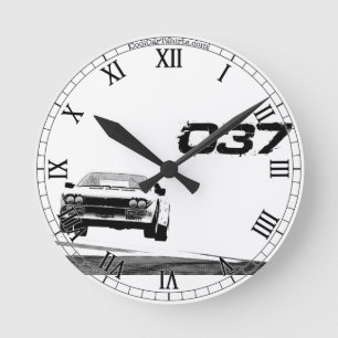 Relógio Redondo Lancia 037 Clock