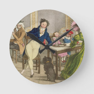 Relógio Redondo Le Café, bar. por Rodwell e por Martin, 1820 (cor
