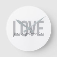 Legal, simples, moderno design Love Pennsylvania