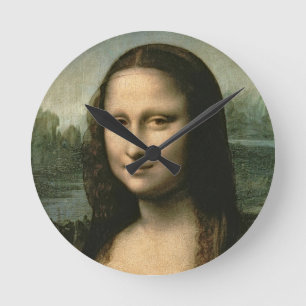 Relógio Redondo Leonardo da Vinci Mona Lisa, c.1503-6
