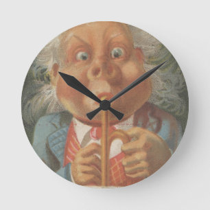 Relógio Redondo Lewis & os Co. multam coisas efêmeras dos