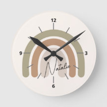 Lindo roteiro monogramado arco-íris pastel feminin