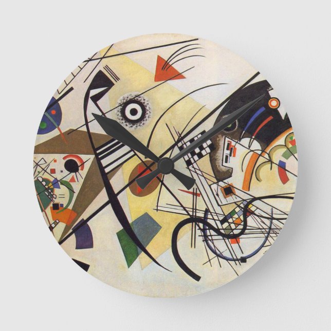 Relógio Redondo Linha transversal (Frente)