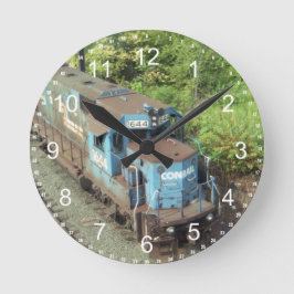 Relógio Redondo Locomotiva ConRail Diesel #1644 GP-15-1 Wall Clock
