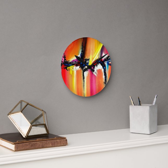 Relógio Redondo LONA de Christèle Chabrette (Escritório)