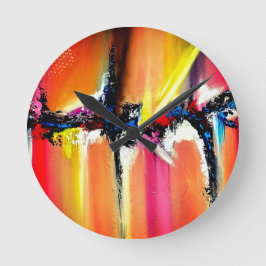 Relógio Redondo LONA de Christèle Chabrette