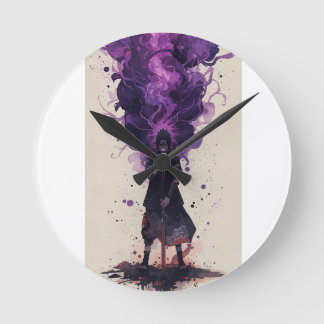 Relógio Redondo Madara Uchiha – Aquarela Cinematográfica
