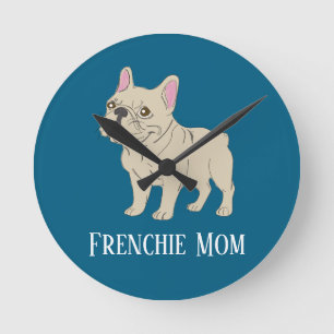 Relógio Redondo Mãe Frenchie