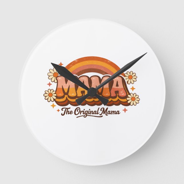 Relógio Redondo Mamãe (Frente)