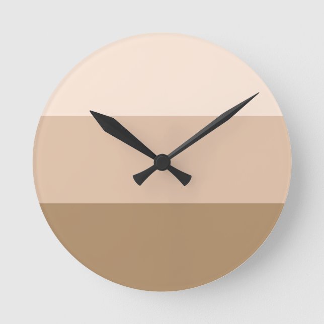 Relógio Redondo Mambre Castanho Strike (Frente)