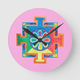 Relógio Redondo Mandala da Criação