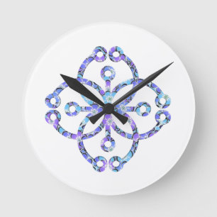 Relógio Redondo Mandala Floral