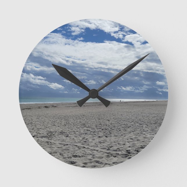 RELÓGIO REDONDO MANHÃ DA PRAIA (Frente)