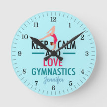Mantenha a calma e o amor na ginástica