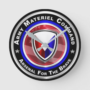 Relógio Redondo Manutenção de Comando de Material do Exército