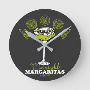 Relógio Redondo Margaritas da meia-noite 1692, bruxas, bruxas Sale