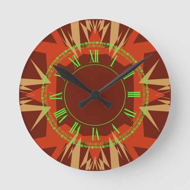 Relógio Redondo Marrocos 3 cor (Frente)
