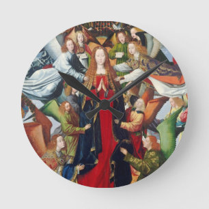 Relógio Redondo Mary, Queen of Heaven, c. 1485- 1500