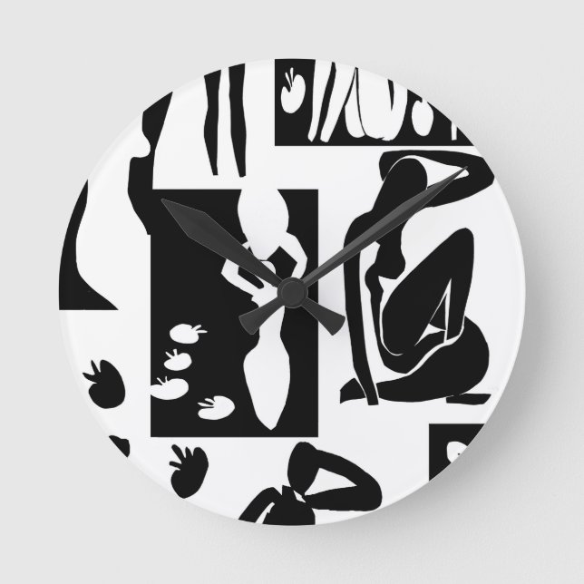 Relógio Redondo Matisse Nudes (Frente)