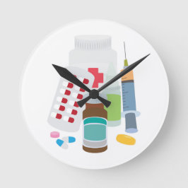 Relógio Redondo Medicamentos