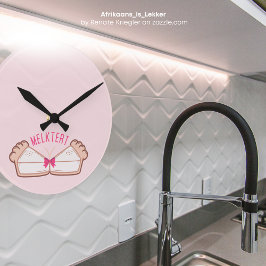 Relógio Redondo MELKTERT Afrikaanse Boeremeisie Personalizado