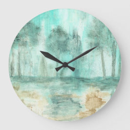 Relógio Redondo Memória,pintura de Abstrato