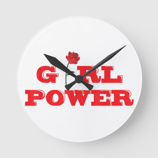 Relógio Redondo Menina Power T-Shirt - Mulheres Espetaculares Femi (Frente)