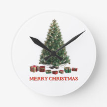 Merry Christmas. Tree (design 1) with gifts